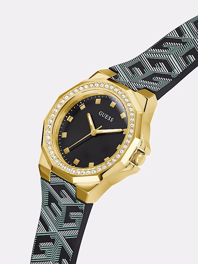 Analogue watch with G Cube logo detail - GUESS