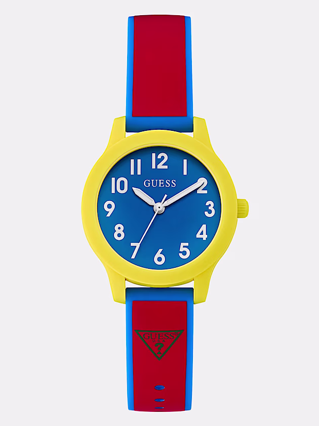 Triangle silicone analogue watch - GUESS