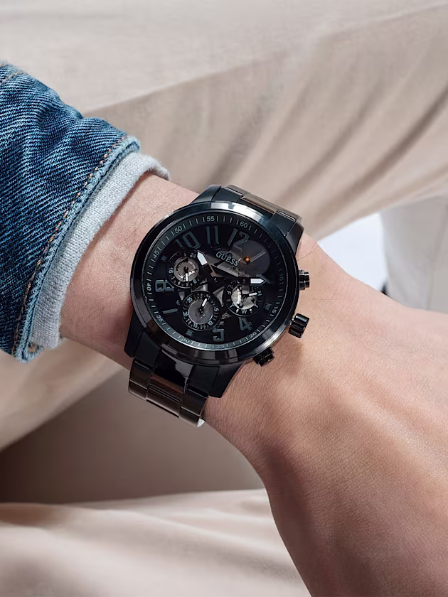 Multi-function watch with speedometer - GUESS