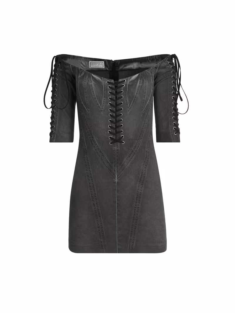 Lace-up mini dress - GUESS