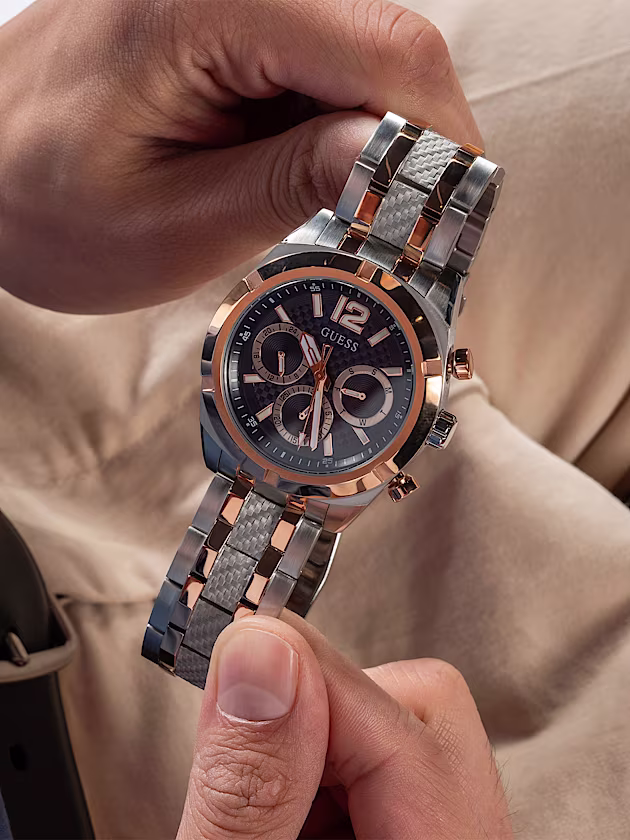 Stainless steel multi-function watch - GUESS