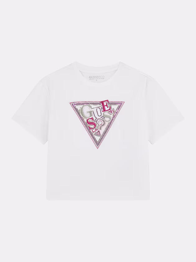Triangle logo t-shirt - GUESS