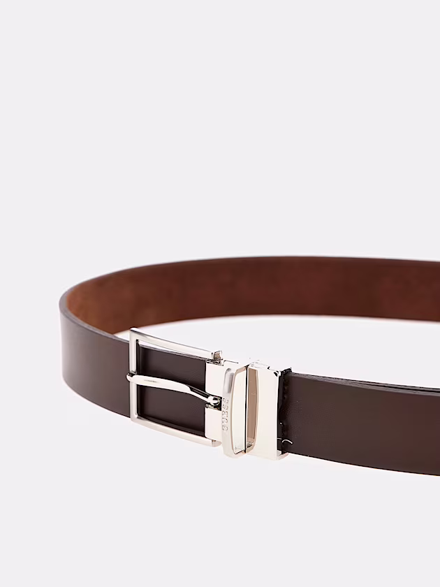 Elvas Genuine Leather Belt - GUESS