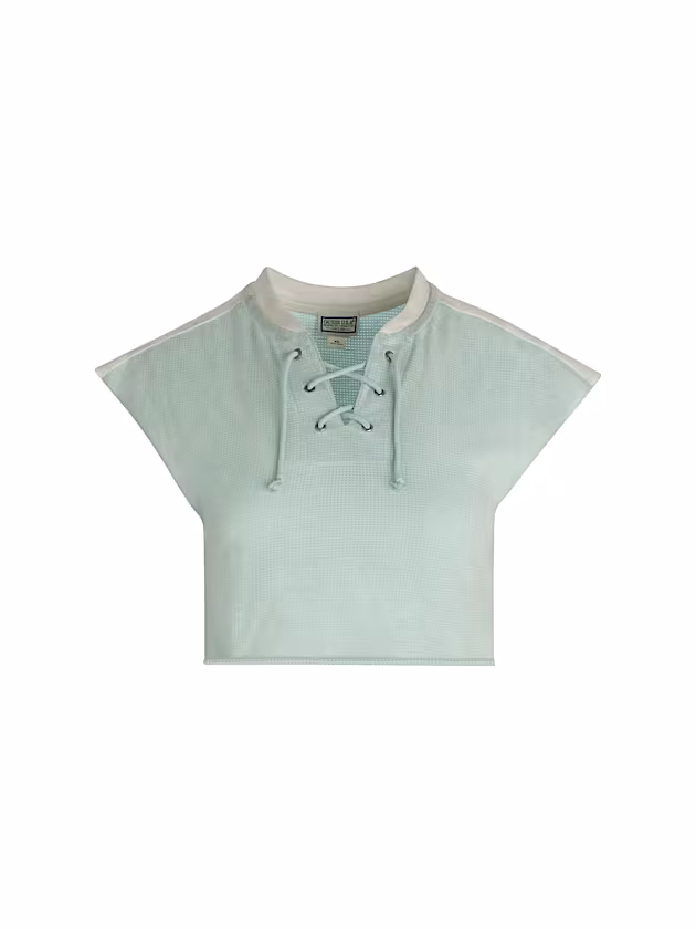 lace up t-shirt - GUESS