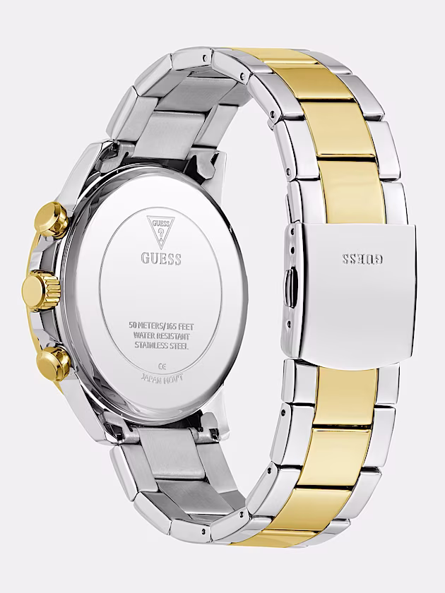 Stainless Steel analogue watch 44 mm - GUESS