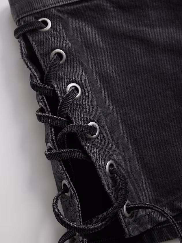 Mid rise denim shorts - GUESS