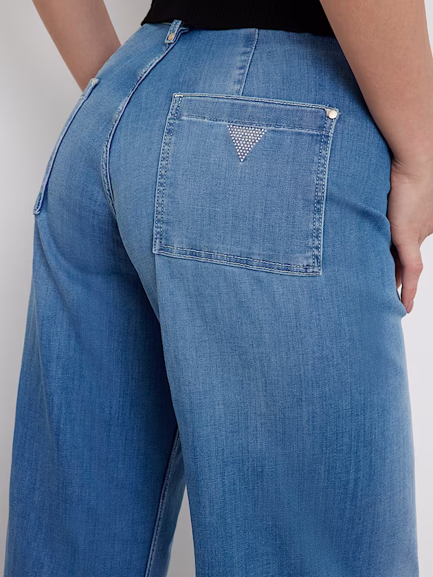 Dakota wide leg denim pant - GUESS