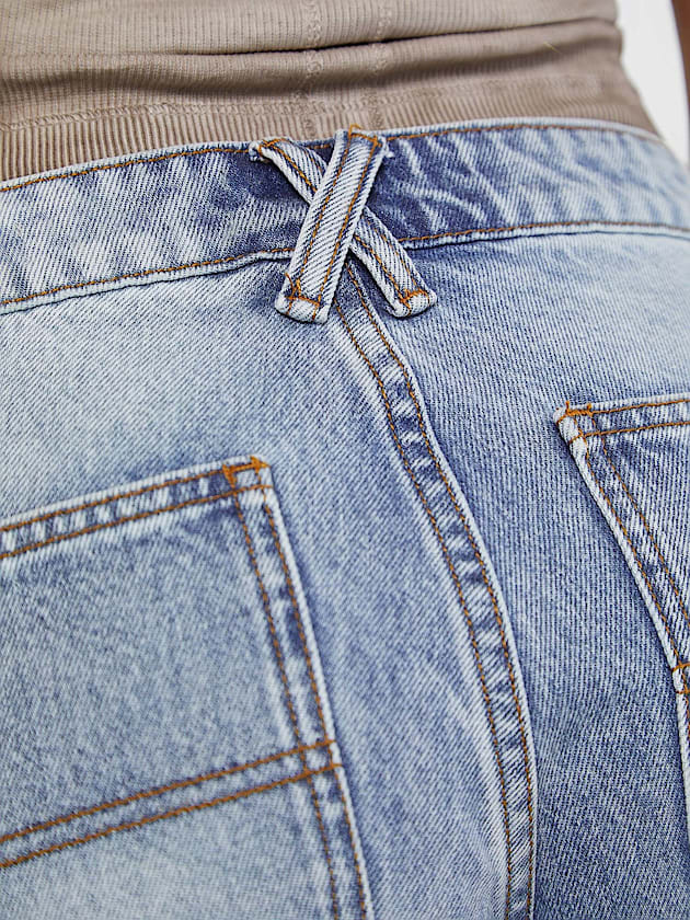 High rise relaxed denim pant - GUESS