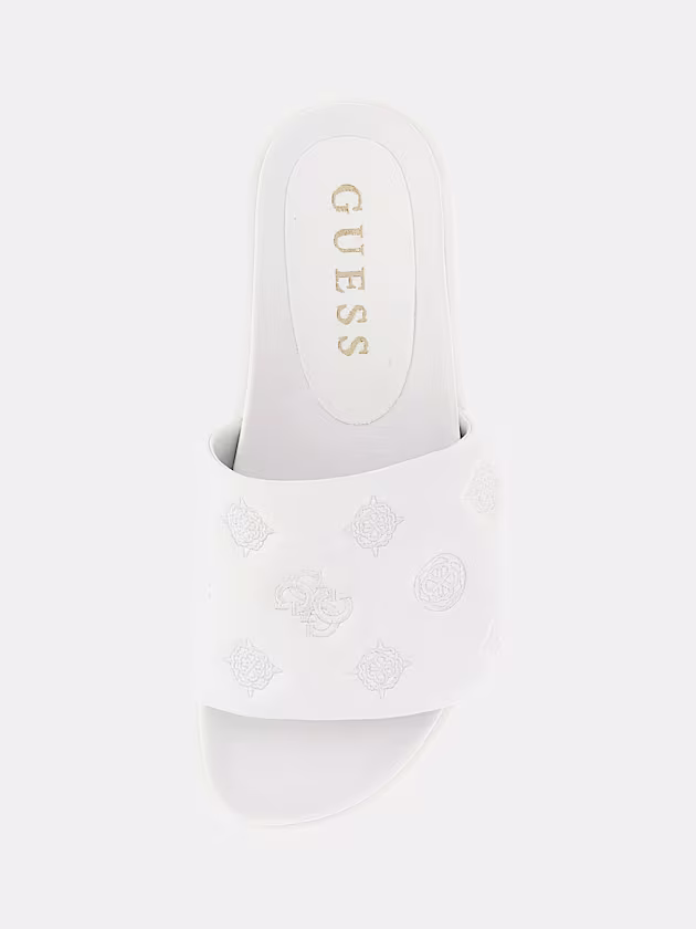 Fabio 4G peony logo sandal - GUESS