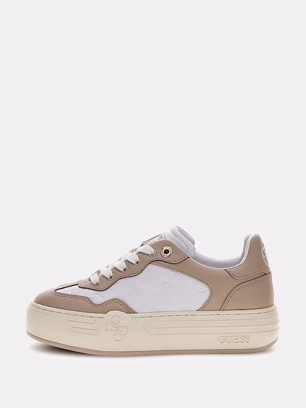 Swole Leather-Blend Sneaker - GUESS