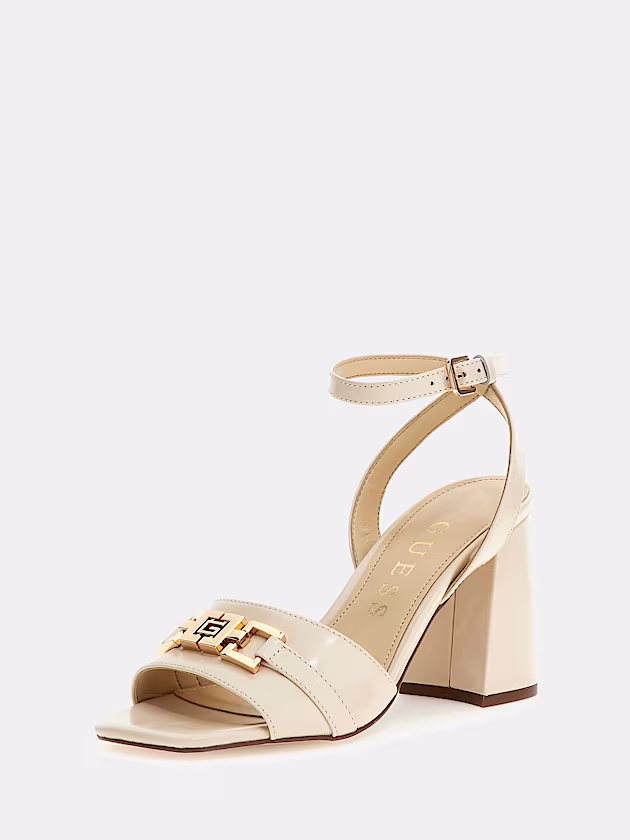 Grato genuine leather sandal - GUESS