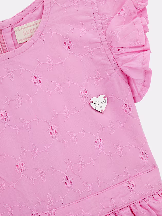 Eyelets midi dress - GUESS