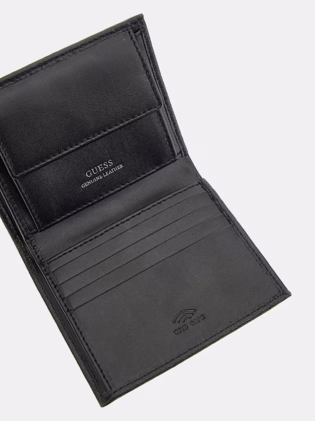 Madrid genuine leather mini wallet - GUESS