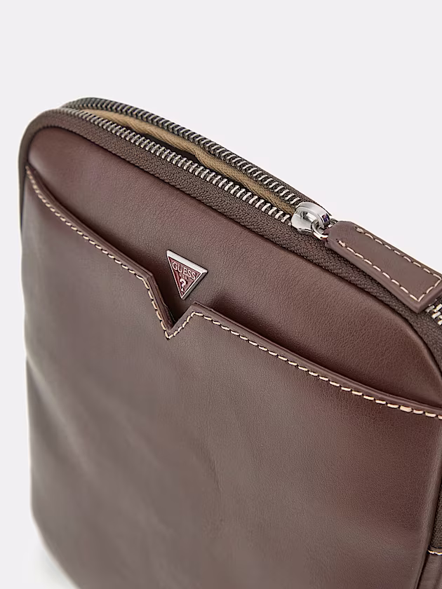 Firenze genuine leather mini crossbody - GUESS