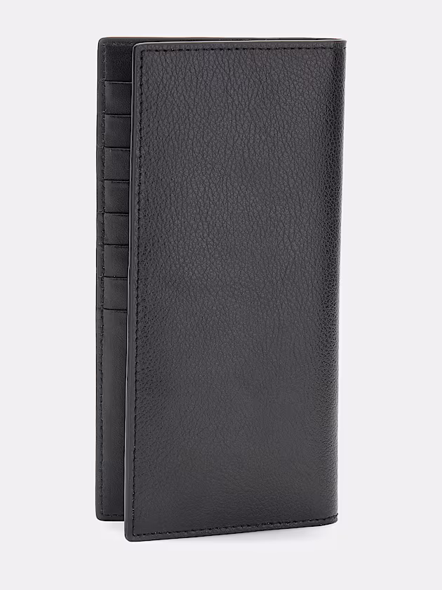 Lyon genuine leather mini wallet - GUESS