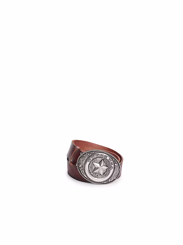 Genuine leather belt - GUESS