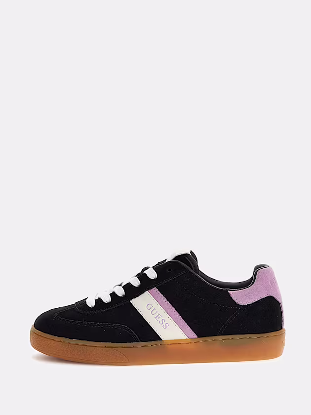 Nolinas Leather-Blend Sneaker - GUESS