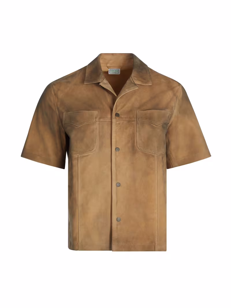 Suede leather shirt - GUESS