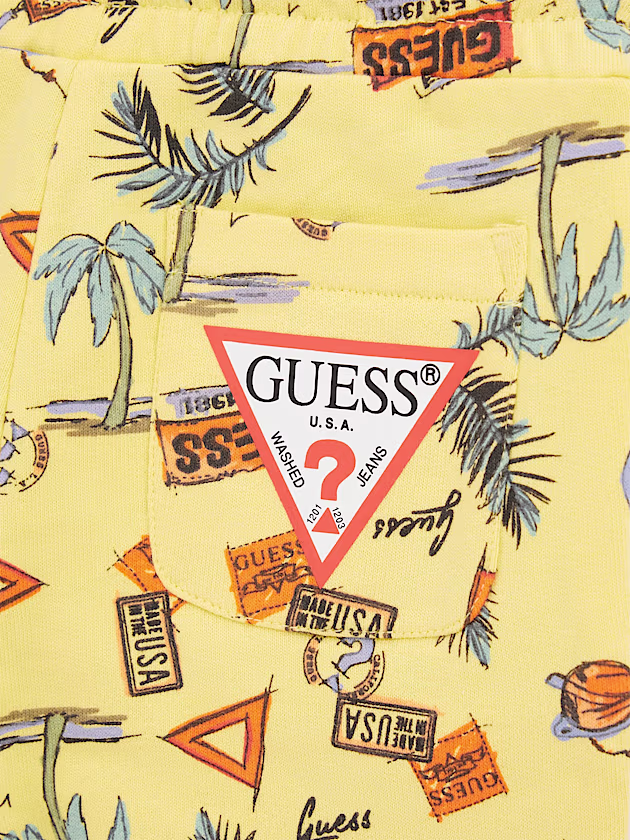 All over print jogger shorts - GUESS