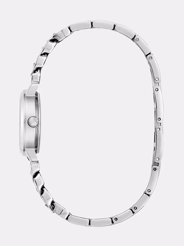 Analogue watch in recycled steel 25 mm - GUESS