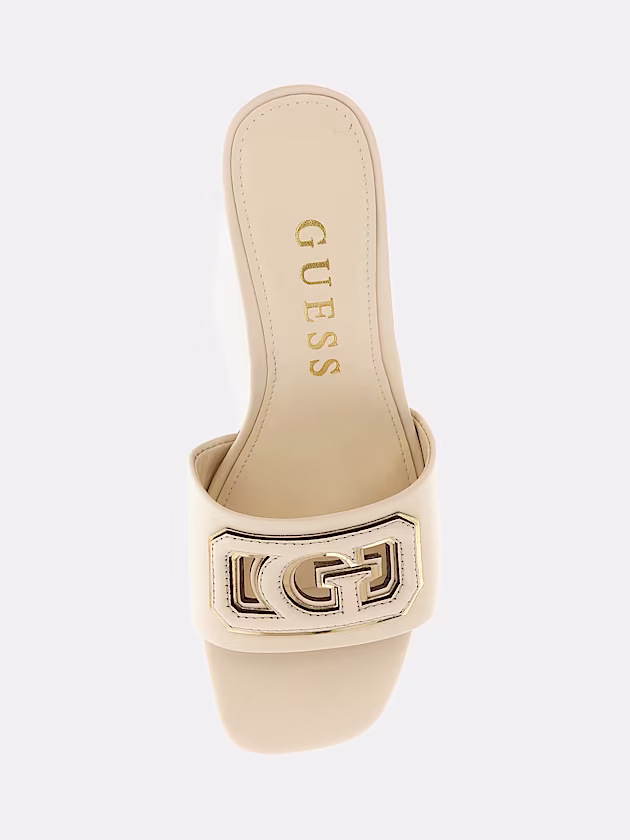 Gals leather-blend sandal - GUESS