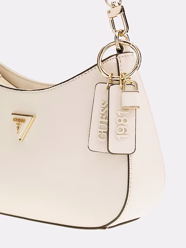Noelle Saffiano Shoulder Bag - GUESS