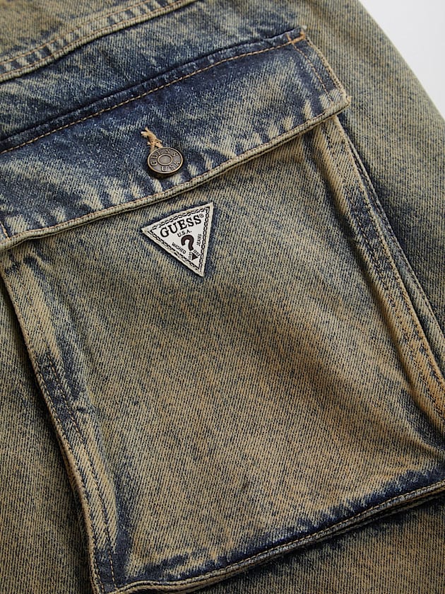 Mid rise relaxed denim pant - GUESS