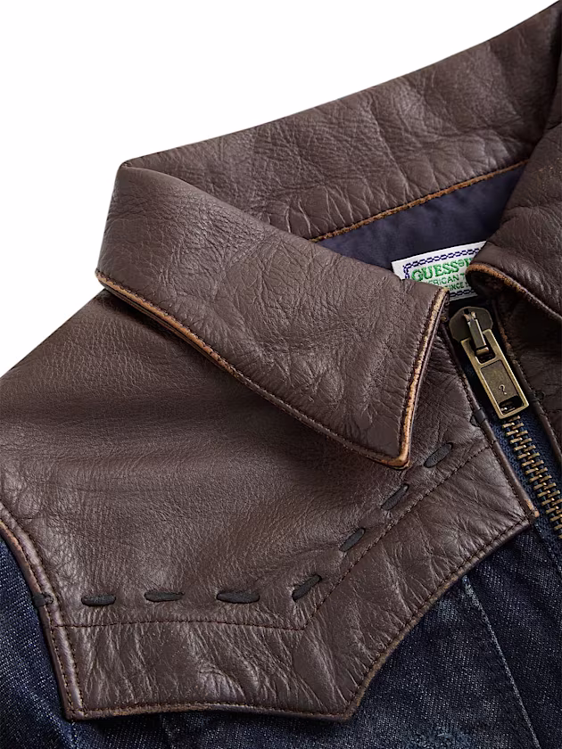 Color block denim jacket - GUESS