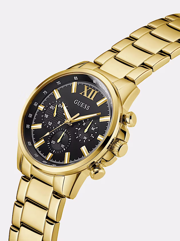 Stainless Steel analogue watch 44 mm - GUESS