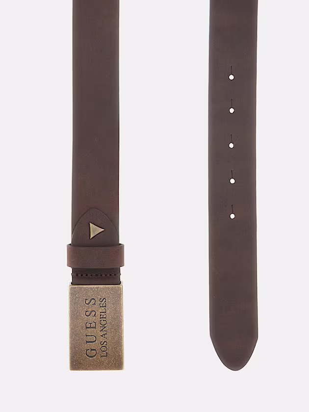 Algarve Genuine Leather Belt - GUESS