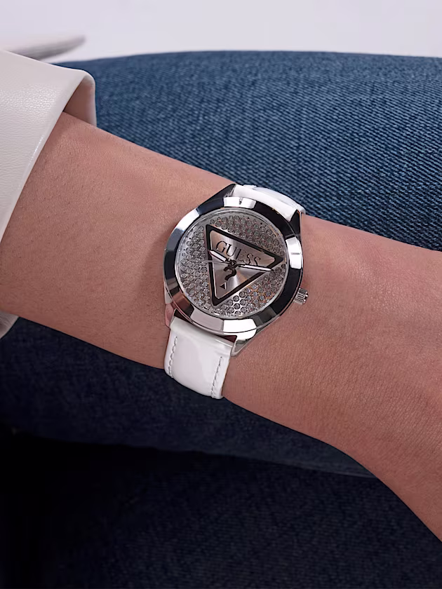 Crystal appliqué analogue watch - GUESS
