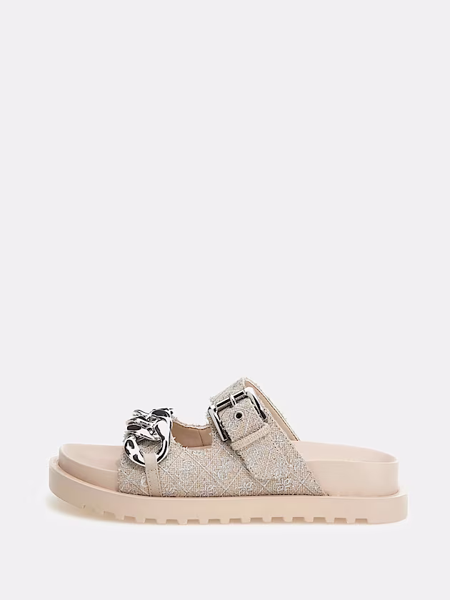 Fatema 4G logo slipper - GUESS