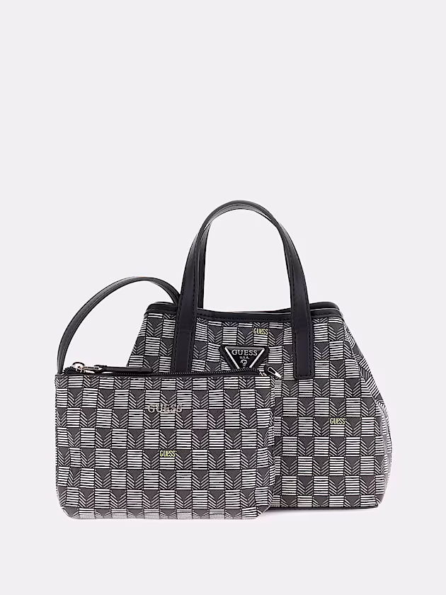 G Wave geometric-print mini handbag - GUESS