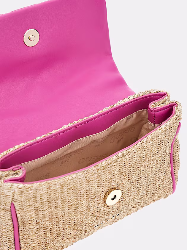Straw crossbody bag - GUESS