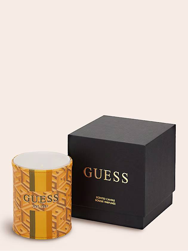 Small G cube candle - GUESS