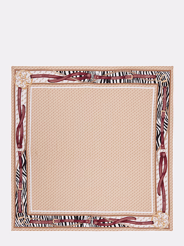 Zamira Animalier 4G Logo Foulard - GUESS