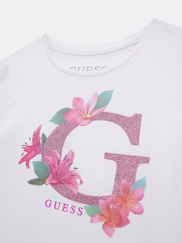 Floral print t-shirt - GUESS