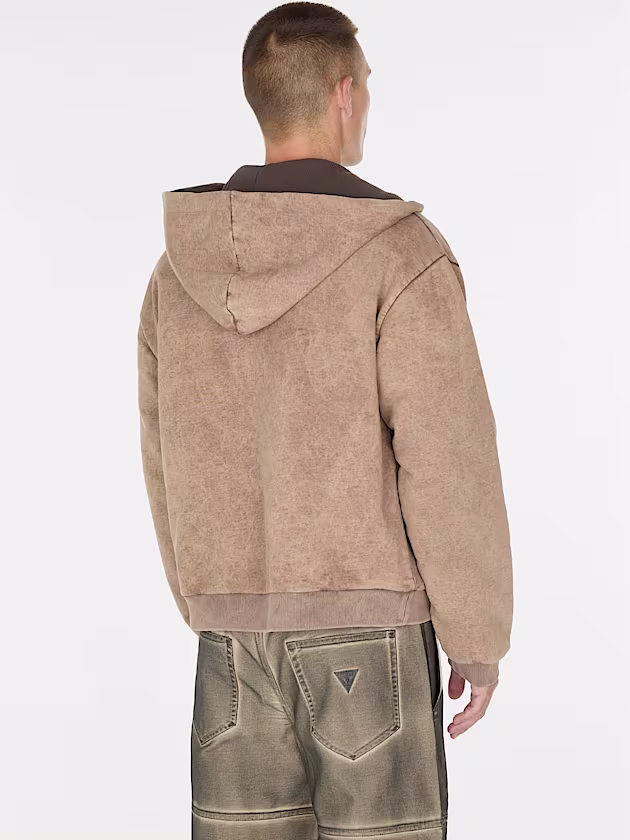 Hooded zip sweatshirt - GUESS