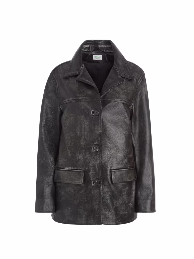 Genuine leather jacket - GUESS