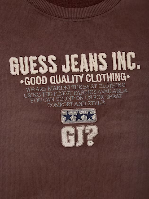 Script Logo Crewneck Sweatshirt - GUESS