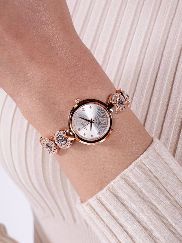 Crystal analogue watch - GUESS