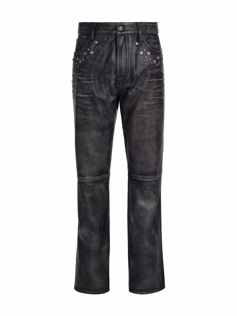Leather flare pant - GUESS