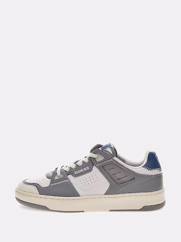 Vincent leather-blend sneaker - GUESS