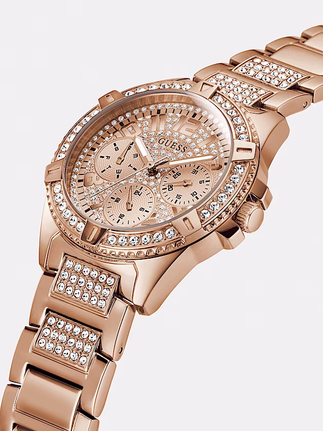 Multi-function crystal watch - GUESS