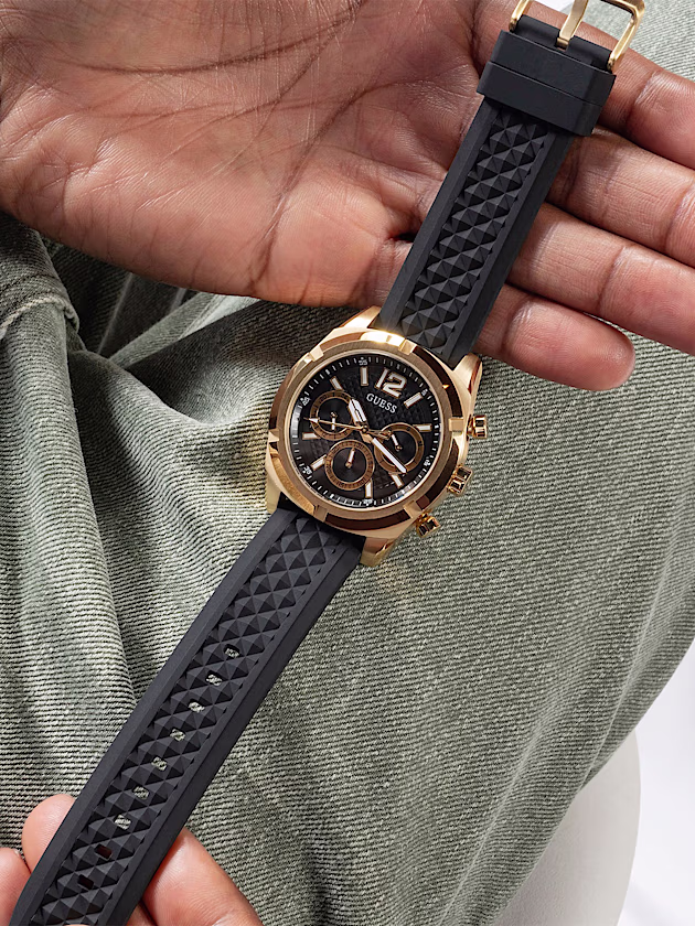 Silicone multi-function watch - GUESS
