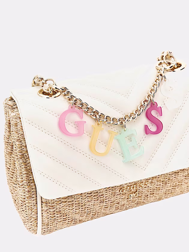 Straw crossbody bag - GUESS