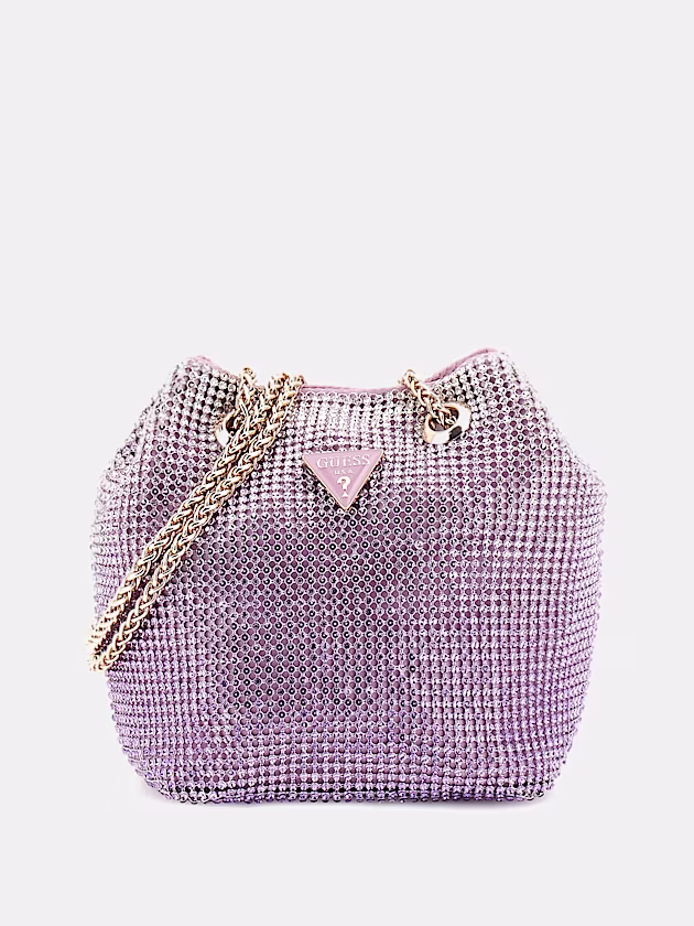 Zalina Rhinestone Mini Handbag - GUESS