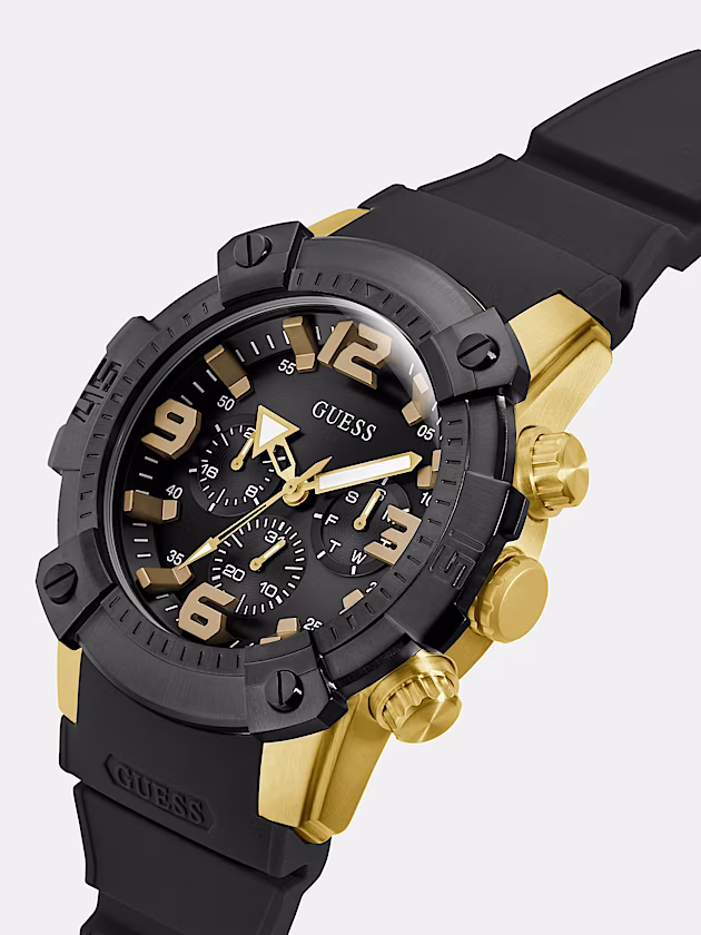 Silicone multi-function watch 52mm - GUESS