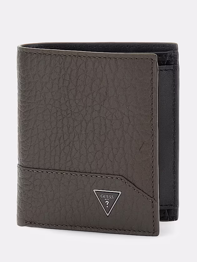 Barcellona genuine leather mini wallet - GUESS