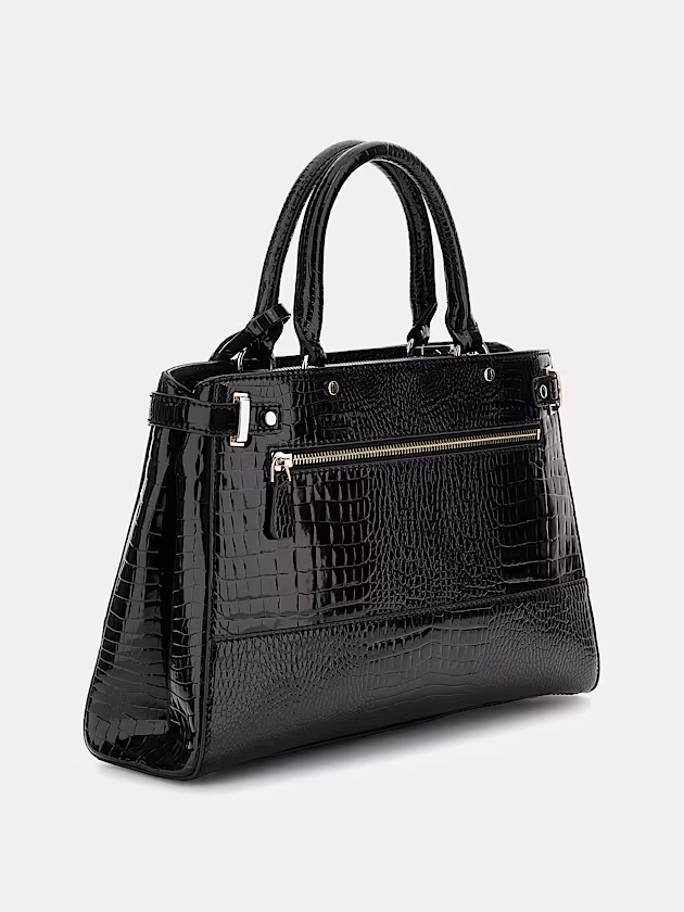 Silvye croc-print handbag - GUESS